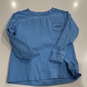 Kids Long Sleeve Blue Tee